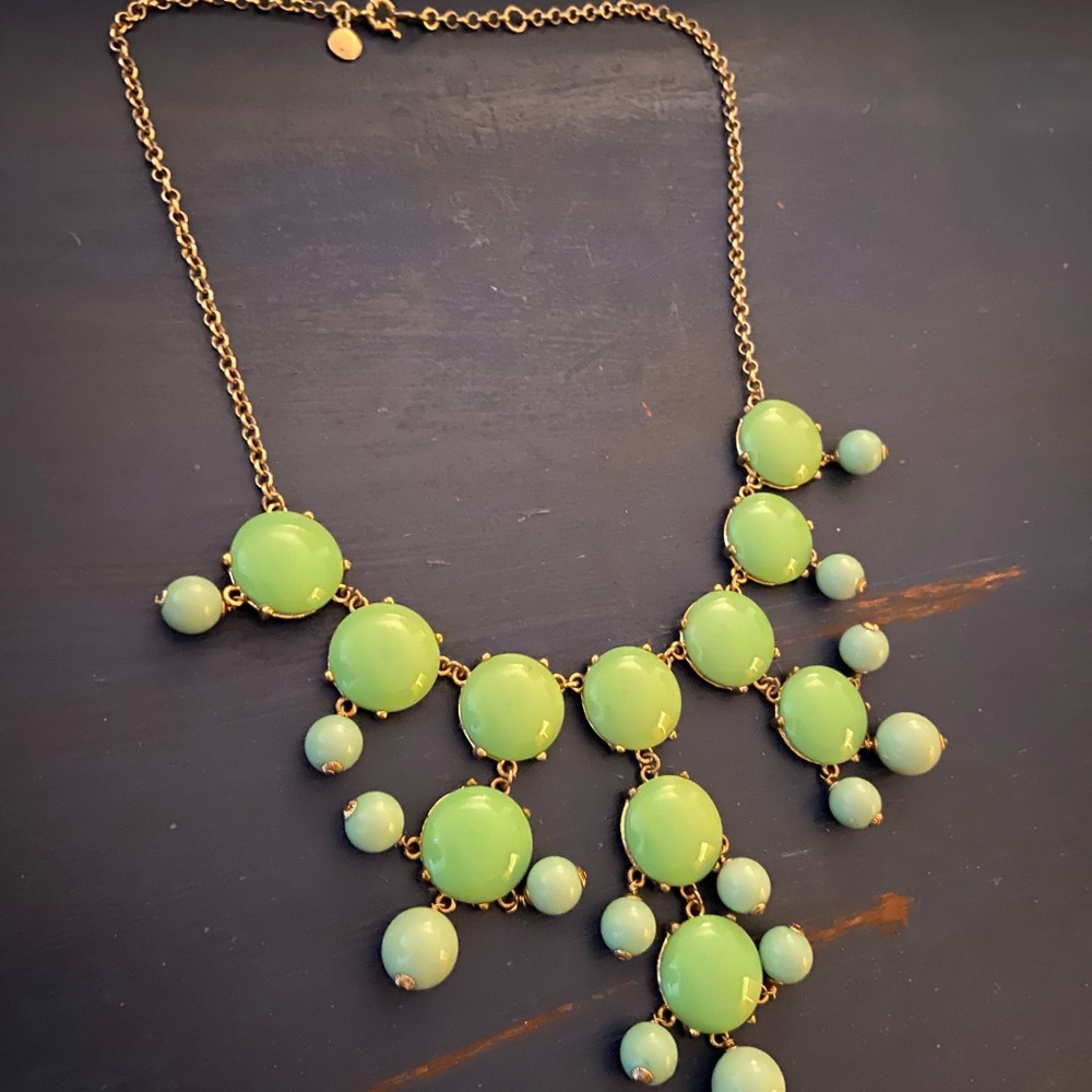 J Crew Sea Foam Bubble Bob Necklace